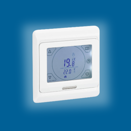 Digitale Steuerung, Einbauthermostat mit Touchscreen für Wärmeleisten