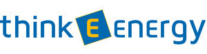 think E energy Logo weisser HG